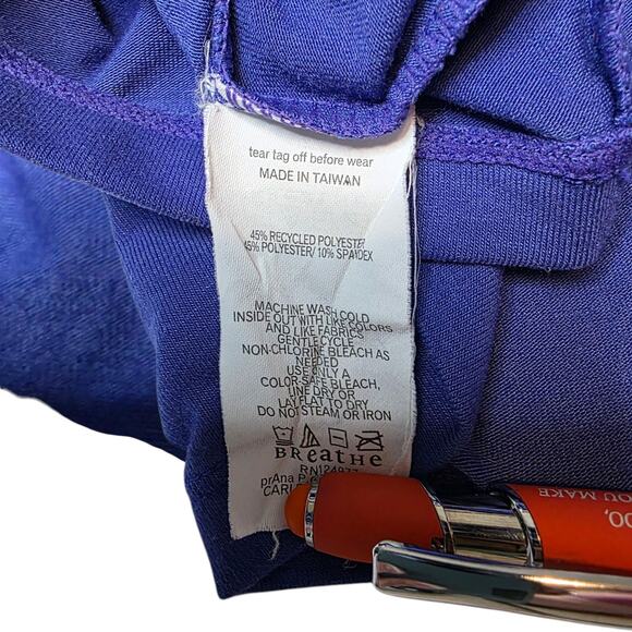 Prana Blue Lexi Mini Dress - Size Medium - Picture 7 of 7